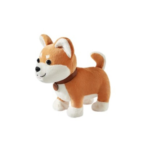 Bc Babycare Puppy Plush Toy for Babies & Toddlers Soft & Skin-Friendly Wool Fleece 3 Interactive Modes12 Months+ 1 Count Shiba Inu