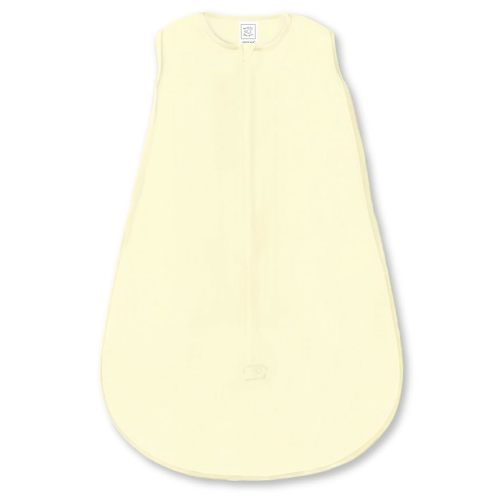 SwaddleDesigns Baby Sleep Sack 6-12 months, Cotton Knit Wearable Blanket with 2-way Zipper, Non-Weighted Sleeping Sack for Safer Sleep, Pastel Yellow, Medium