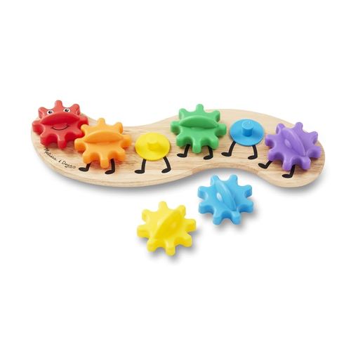Amazon.com: Melissa & Doug Rainbow Caterpillar Gear Toy with 6 Interchangeable Gears : Melissa & Doug: Toys & Games