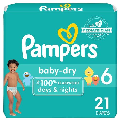 Pampers Baby Dry Diapers Size 6-21 ct