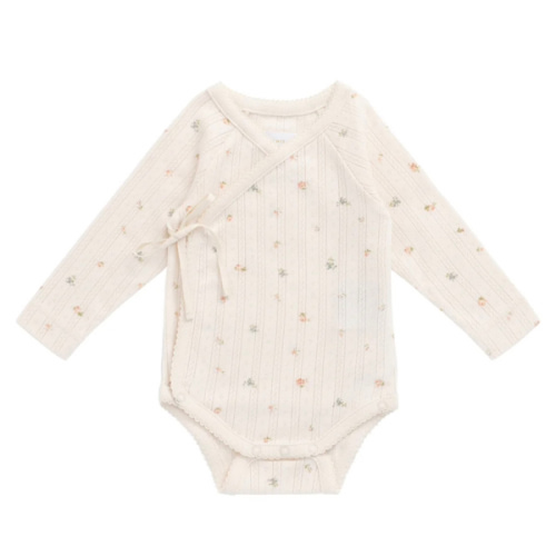 Organic Cotton Pointelle Marina Bodysuit - Sweet Magnolia Simple – Jamie Kay USA