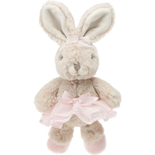 DILLY DUDU Ballerina/Ballet Bunny Plush Toy Stuffed Animal Rabbit Doll 6-inch(Pink)