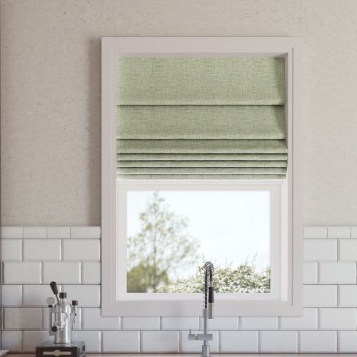 Sun Zero 100% Blackout Somerton Textured Cordless Roman Window Shade