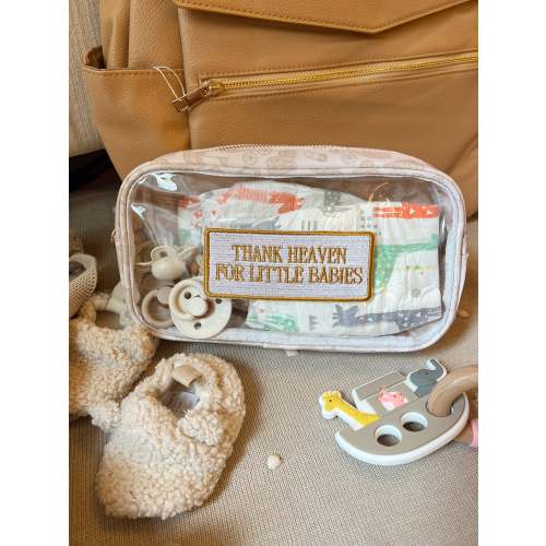 Thank Heaven For Little Babies - Medium Clear Bag – KenzKustomz
