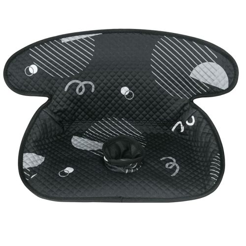 INFANZIA Dry Seat, Car Seat Protector Waterproof Carseat Liner Potty Training Toddlers, Baby and Infants, Piddle Pad for Carseats Strollers (Geometric Black, 2 Packs