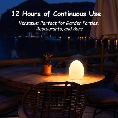 Night Light for Kids, Baby Light for Nursery with 8 RGB Colors Changing, Egg Night Light with 1H Timer & Touch Control, Soft BPA Free Portable Dimmable Night Lamp for Kids Room，Infant Egg Lamp