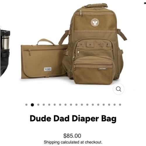 Dude Dad Diaper Bag
