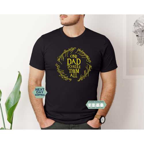 One Dad To Rule Them All T-shirt, Dad Sweatshirt, Father's Day Hoodie, Dad Birthday Gift, Papa Sweatshirt, Gift For Dad