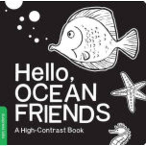 Hello, Ocean Friends: A Black-and-White Board Book for Babies That Helps Visual Development by duopress labs, Board Book | Barnes & Noble®
