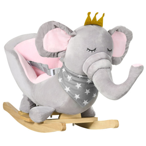 Qaba Baby Elephant Rocker & Reviews | Wayfair