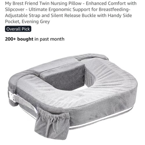 Twin Nursing Pillow