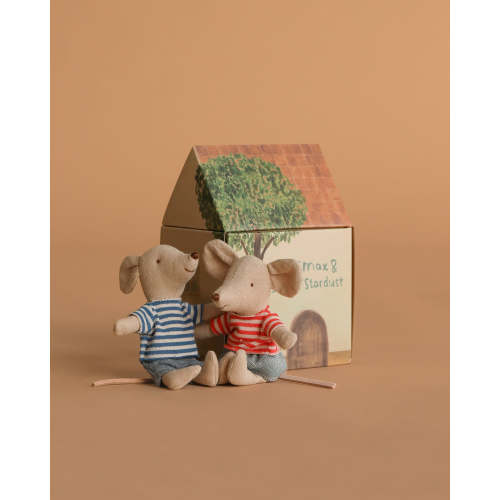 Maileg LouiMax and Stella, Little Brother and Sister Mice– Odin Parker