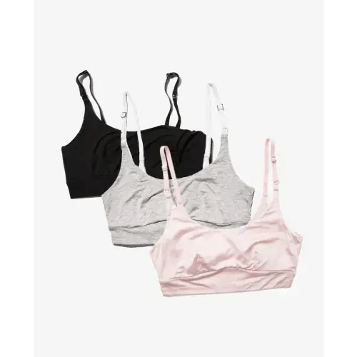 Everything Bra 3-Pack | Soft, Stretchy Maternity & Nursing Bras by Bodily