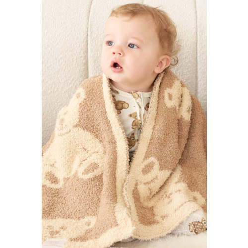 CuddleLane™ Luxe Blankets in Sage Check | Caden Lane