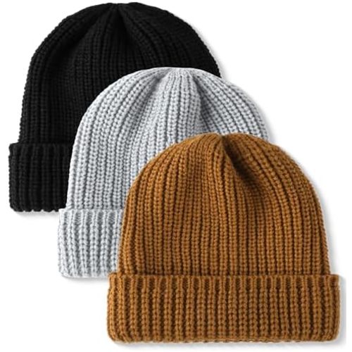 Glooarm 3 Pack Baby Beanie Knit Toddler Beanie