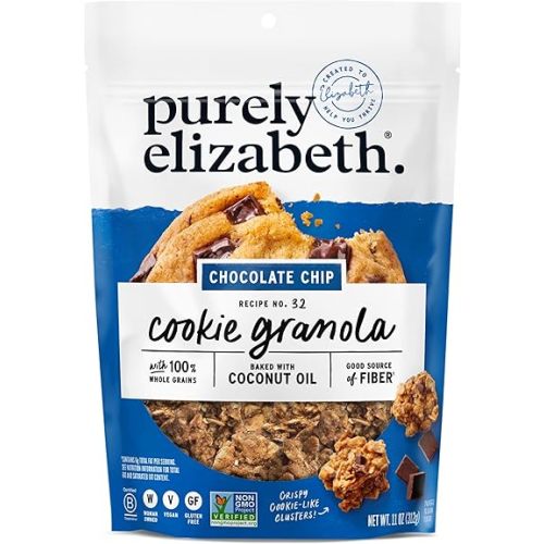 Purely Elizabeth, Cookie Granola Chocolate Chip, 11 Ounce