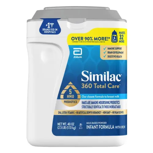 Similac 360 Total Care with 5 HMO's, Non-GMO Infant Formula Powder, 40 oz | Costco