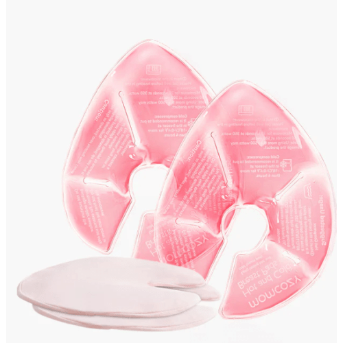 Momcozy Hot and Cold Breast Pads with 2 Soft Covers