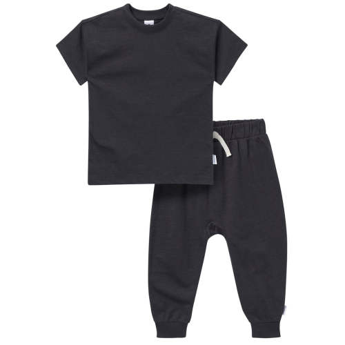 2-Piece Infant & Toddler Neutral Asphalt T-Shirt & Jogger Pants Set – Gerber Childrenswear