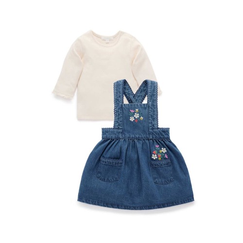 Embroidered Pinnie Set