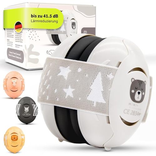Schallwerk ® Mini+ Baby Ear Muffs – Infant Noise Cancelling Headphones, Toddler Ear Protection, Baby Headphones for Noise