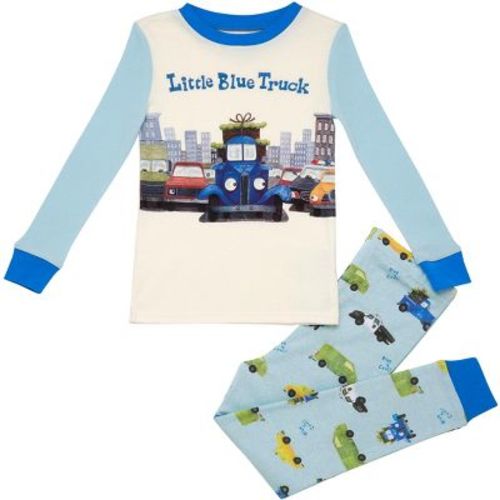 Little Blue Truck Snug Fit Kids Pajamas, Blue Truck Print, 3T