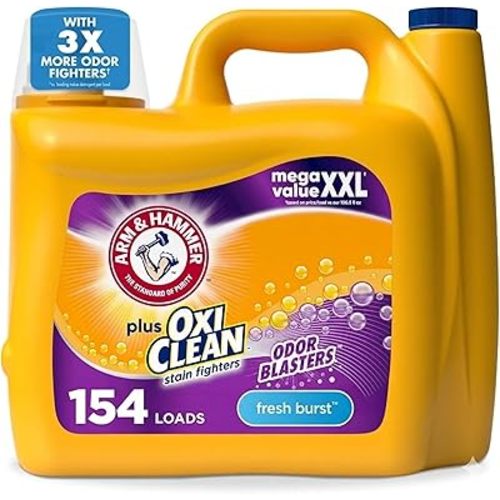 ARM & HAMMER Plus OxiClean with Odor Blasters Liquid Laundry Detergent