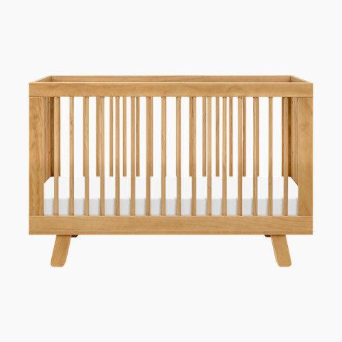 Hudson 3-in-1 Convertible Crib with Toddler Bed Conversion Kit - Honey