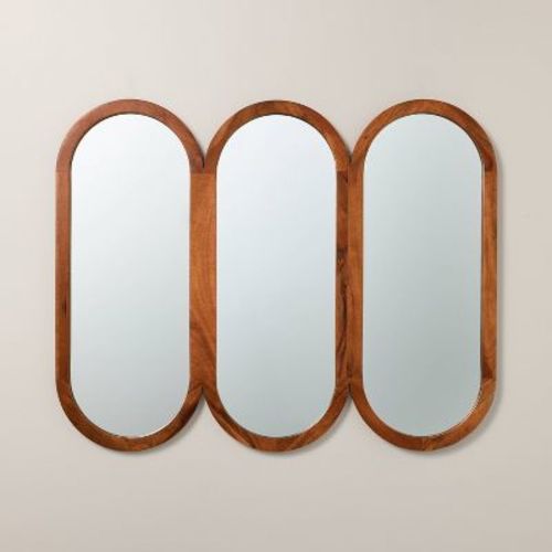 32"x26" Wood Framed Triple Oval Mirror - Hearth & Hand™ with Magnolia