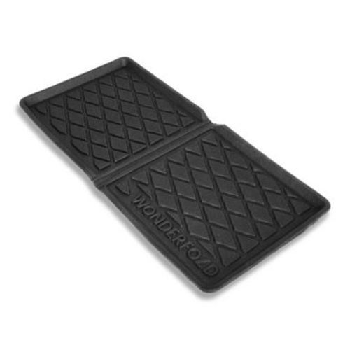 WONDERFOLD All Weather Mat W4 - Black: Rubber, Compatible with Wonderfold Wagons, Stroller Accessories