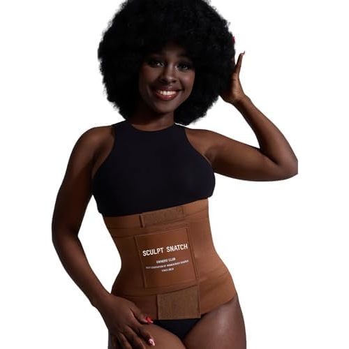 Hourglass Waist Trainer for Women – Adjustable Sweat Band for Stomach, Tummy Control & Workout Waist Trimmer