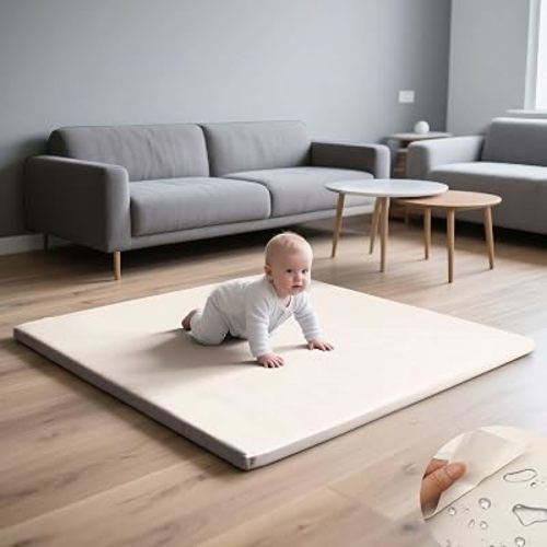 47x47 Playpen Mat Waterproof Padded Playmat for Baby
