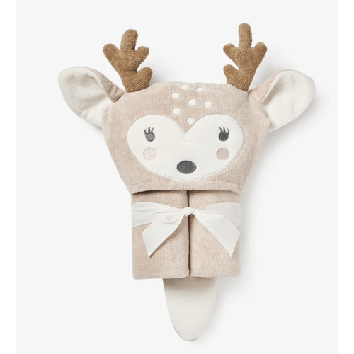 FAWN HOODED BABY BATH WRAP