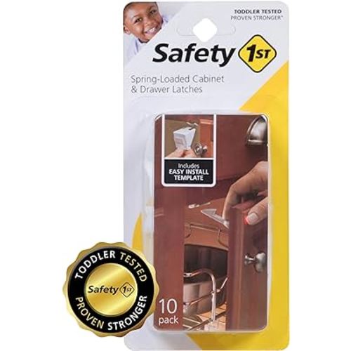 Safety 1st Spring n' Release Latches, 10 Pack