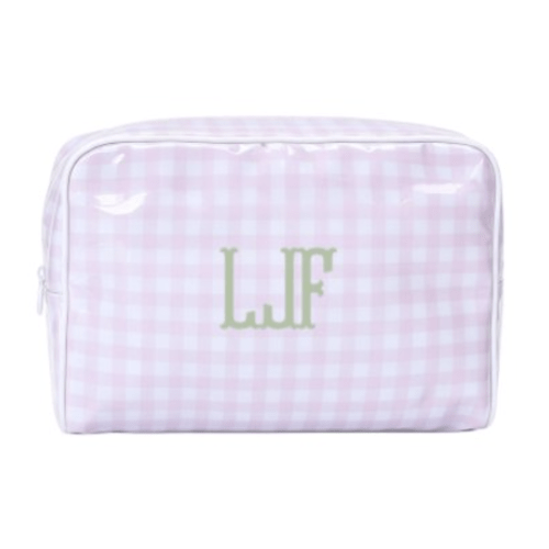 Personalized Embroidered Name Waterproof Cosmetic Pouch
