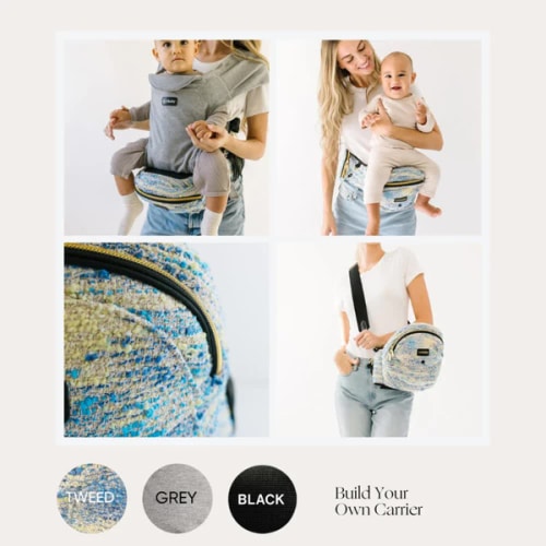 The Tushbaby™ Hip Carrier - Tweed