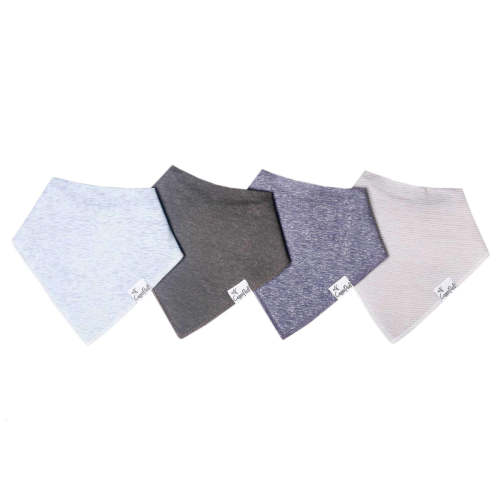 4 Pack Baby Bandana Bibs - Lennon