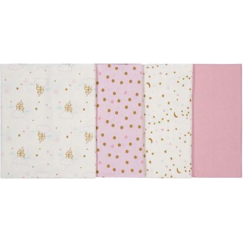 Gerber Baby 4-Pack Flannel Burp Cloth
