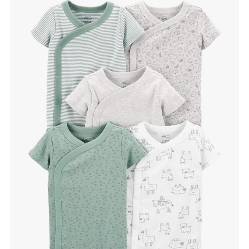 Simple Joys by Carter's unisex-baby 5-pack Side Snap Short-sleeve Bodysuit