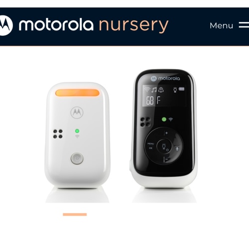 Motorola Nursery | PIP11 Audio Baby Monitor with night light