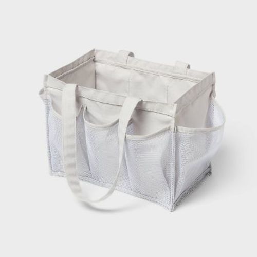Dorm Mesh Shower Caddy Gray&nbsp;- Room Essentials™