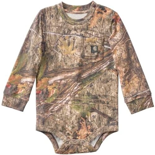 Carhartt Baby Long-sleeve Camo Pocket Bodysuit