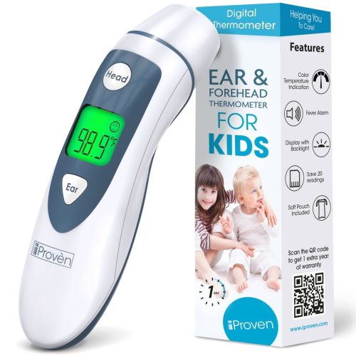 iProven DMT-489 Dual Mode Forehead & Ear Thermometer | White