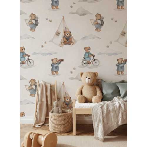 Woodland wallpaper – Etsy