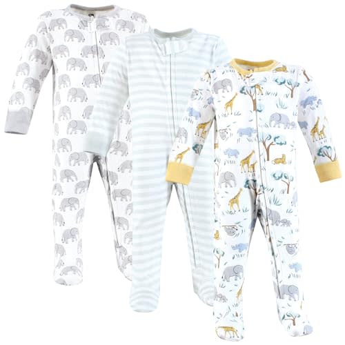 Hudson Baby Unisex Baby Cotton Sleep and Play