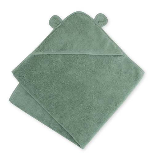 GOTS Certified, 100% Organic Cotton Hooded Baby Towel, Ultra Soft and Absorbent