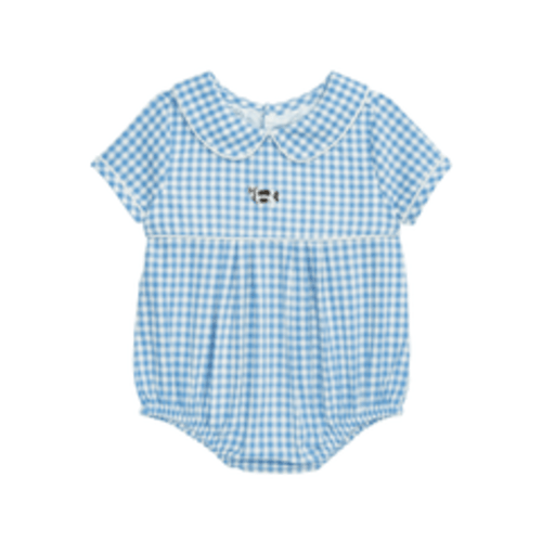 Farm Gingham Bubble | Posh Tots Children's Boutique