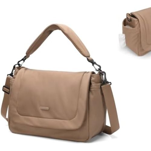 14L Puffer Diaper Bag Tote, Large Capacity Travel Diaper bags, Crossbody Hospital Bag for mom