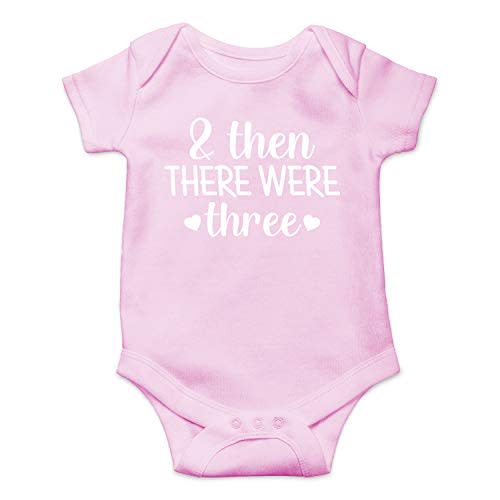 & Then There Were Three - Funny Baby Essentials Bodysuit - Baby Boy Clothes Newborn Girl Outfits