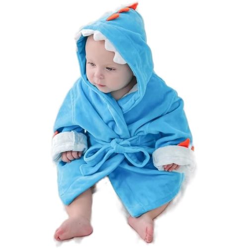 Baby Boy Bathrobes Infant Wash Waddle Cute Hooded Robe Newborn Bath Robe Toddler Towel Soft Ultra Absorbent